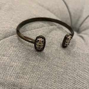 Kendra Scott Gunmetal & rhod. Elton Cuff Bracelet